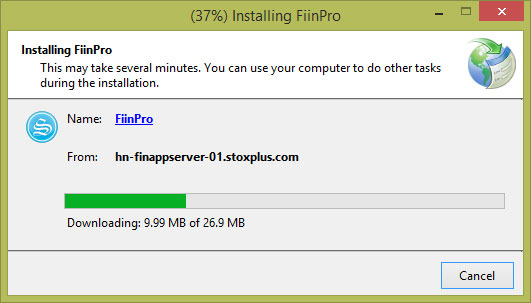 Picture of Installation: Installing FiinPro